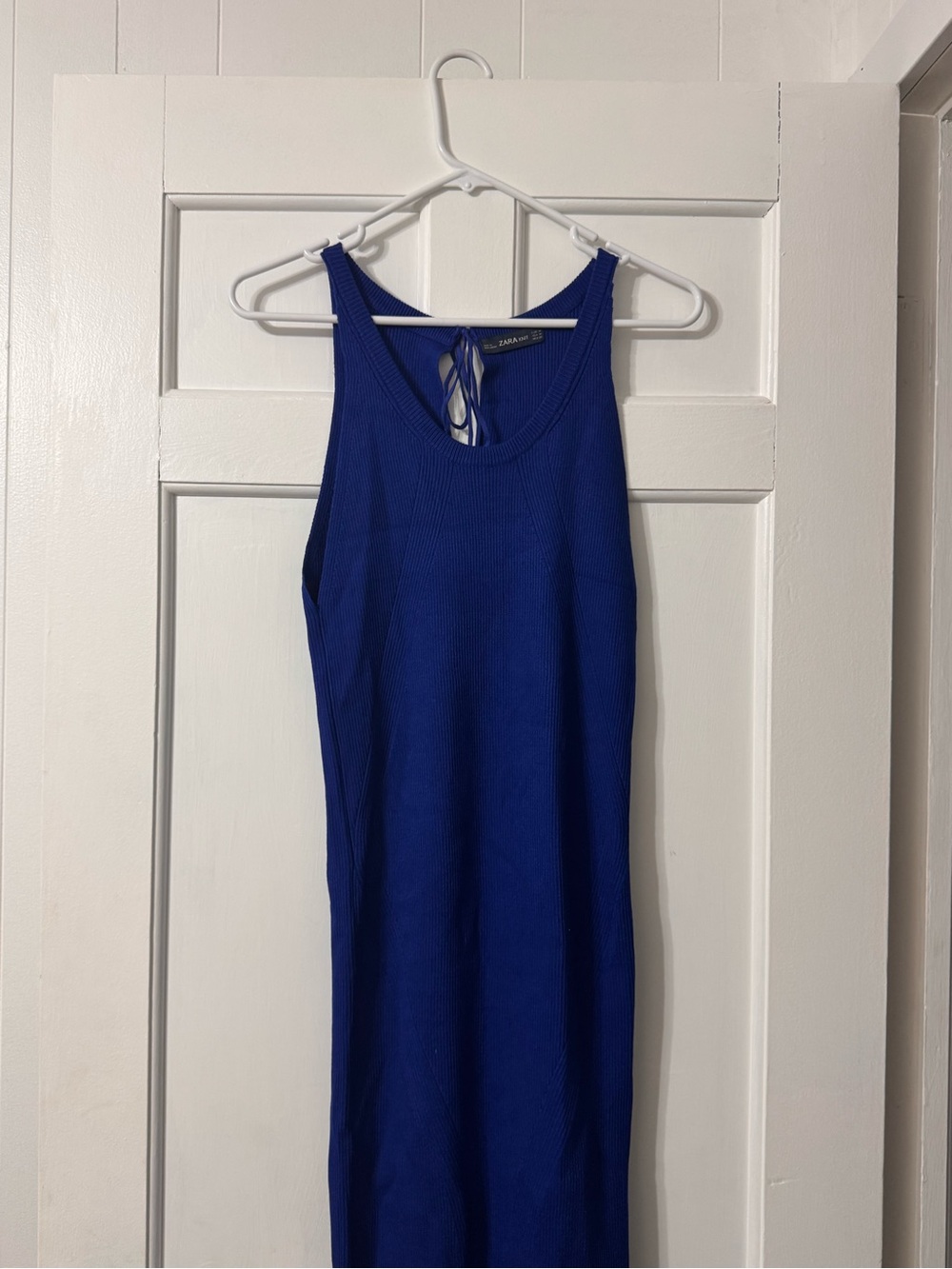 Zara Ribbed Maxi Tank Dress